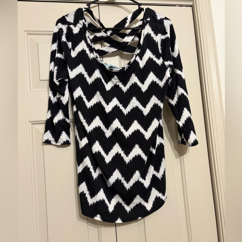 Soft, Black and White top. Never worn, no tags.